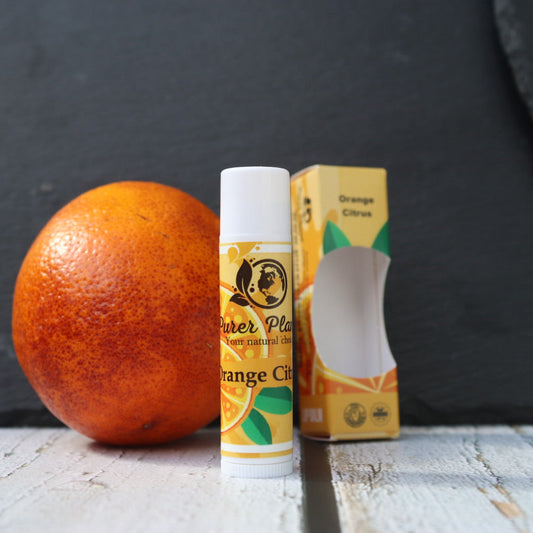 Orange citrus lip balm