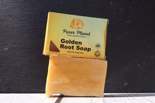 Golden root bar soap